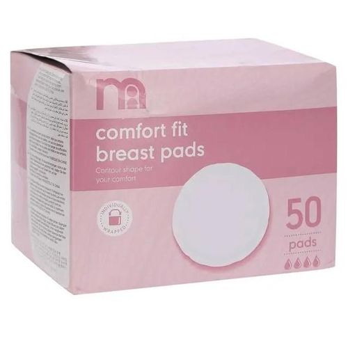 Mother Care Comfort Fit Breast Pads (50 Pack)