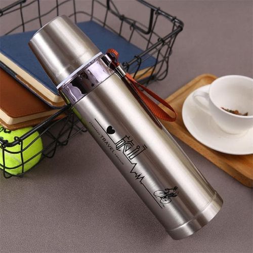 800ml Steel Flask - Beige
