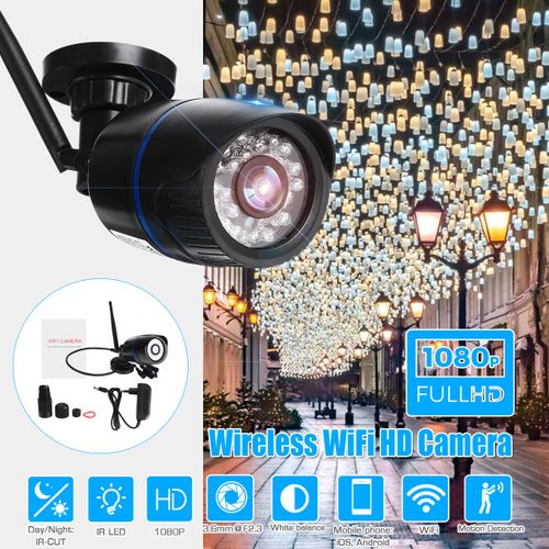 Wireless Full HD 1080P 720P CCTV Camera Motion Alarm Night Vision Waterproof Outdoor Indoor Wifi Home Security Camera EU Plug