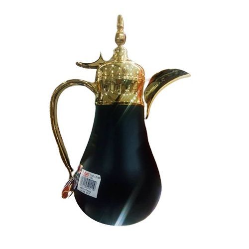 Breakable  0.8 Liters Vaccuum Flask With Unique Design-Black