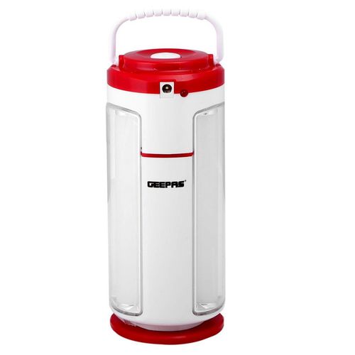 Geepas Rechargeable LED Lantern 10W-54 Super Bright LEDs, 7 Hours Working Camping Hiking & Emergency Use Dimmer function - Multicolor