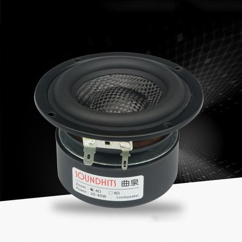 25~40w 3 Inch Speaker 4ohm~8ohm Woofer Subwoofer Speaker Bass Hifi Speaker Unit Glass Fiber Woven Basin Low Frequency Powerful