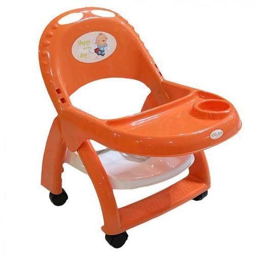 Baby Feeding Chair with wheels And Safety Belt - Multicolor