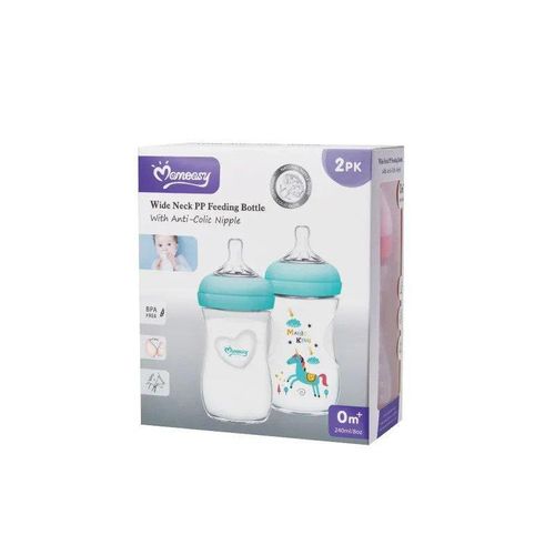 Momeasy 2Pack Feeding Bottle Set - Blue