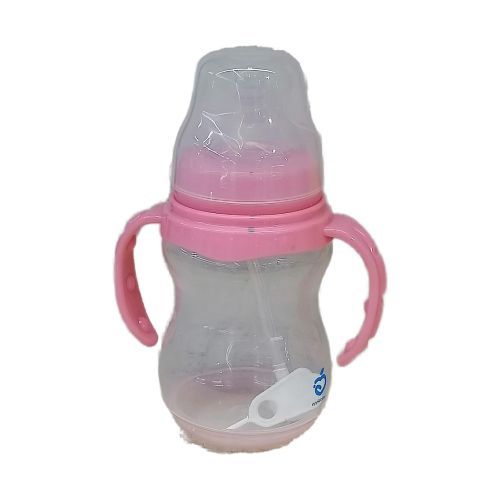 240ml Milk Glass Baby feeding Bottle - Multi-colours.
