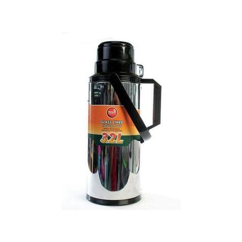 Regal 3.2 Liters Breakable Vacuum Flask For Keeping Hot Liquids Hot-Silver
