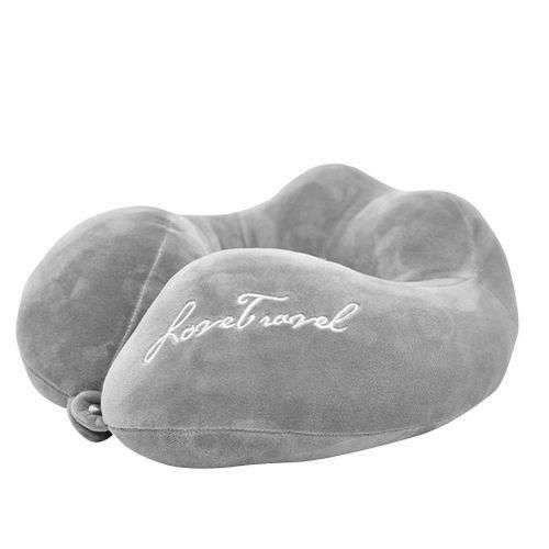 Travel Soft Memory Foam Pillow Grey