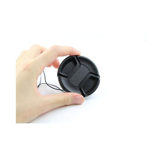 Edmton 49 52 55 58 62 67 72 77 82 Mm Center Lens Cap Pinch Snap-on Cap Cover For Canon/nikon/sony/pentax/fuji Lens