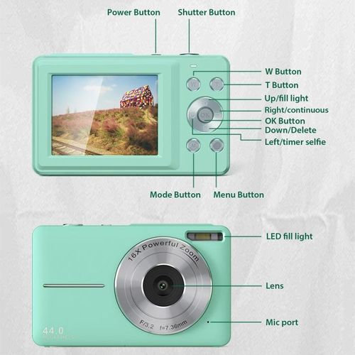 DC403L-AF 2.4-inch 16X Zoom HD Digital Camera US Plug