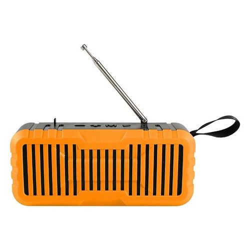 Free Shipping D6-3 Portable Rechargeable Outdoor Bluetooth Speaker Radio Support Solar Charging Flashlight Tf Card Playback