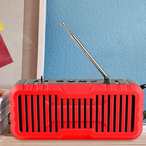 Free Shipping D6-3 Portable Rechargeable Outdoor Bluetooth Speaker Radio Support Solar Charging Flashlight Tf Card Playback