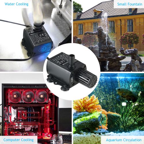 USB DC5V 4.8W Ultra-quiet Mini Brushless Water Pump