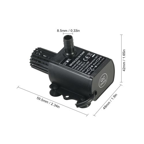 USB DC5V 4.8W Ultra-quiet Mini Brushless Water Pump