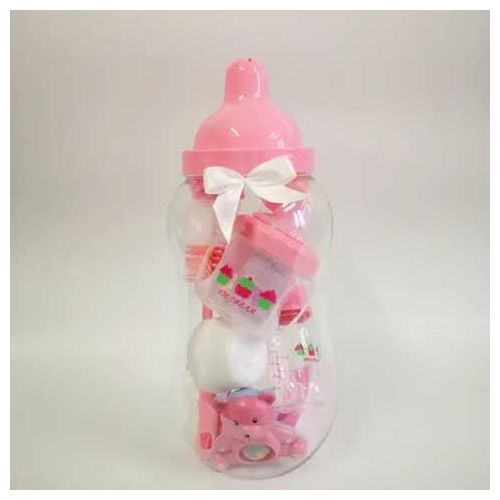 Baby Bottle Bank - Pink