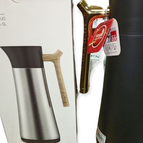 Regal Designer Vacuum Jug Hot & Cold 1L - Black