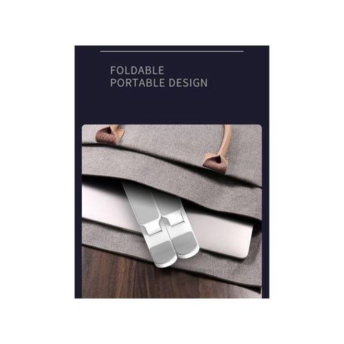 Laptop Stand Foldable Support Base Notebook Stand Holder -Silver