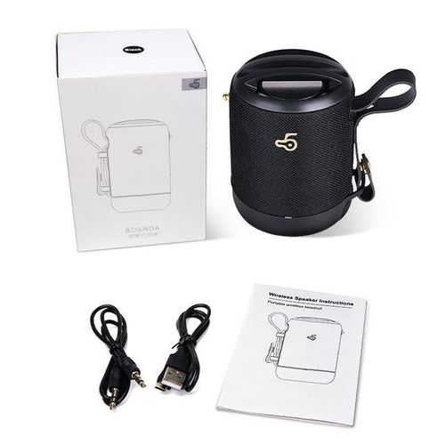Hifi 3d Stereo Heavy Bass Tws Fm Radio Tf Card Handsfree Outdoor Subwoofer Portable Wireless Blue Tooth Speaker