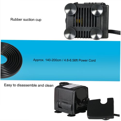 450L/H 6W Submersible Water Pump For Aquarium Tabletop