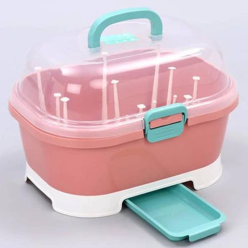 Baby Bottle Drying Rack Storage Box