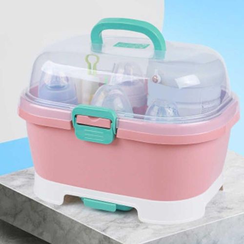 Baby Bottle Drying Rack Storage Box