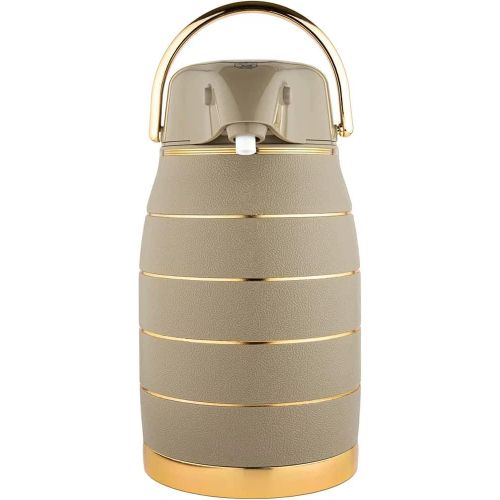 3 Liters Vacuum Airport Flask For Coffee Tea Breakable Flask- Multicolour