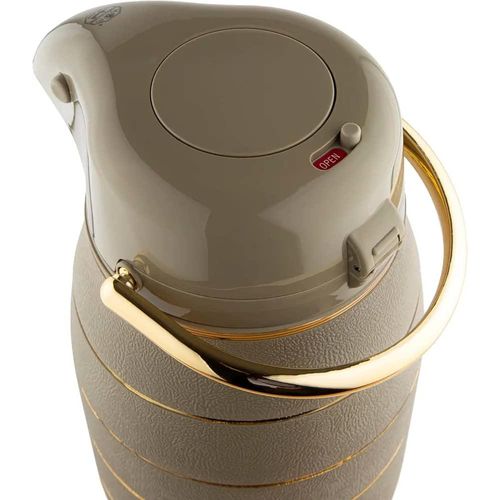 3 Liters Vacuum Airport Flask For Coffee Tea Breakable Flask- Multicolour