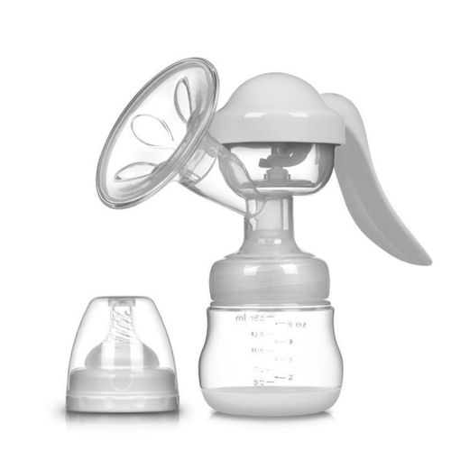 Manual Nursing Mother Breast Milk Pump - White
