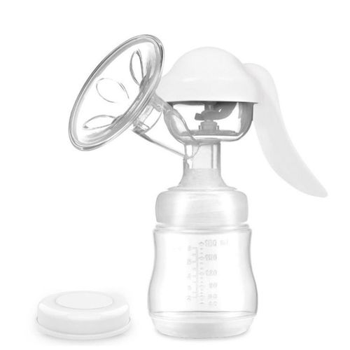 Manual Nursing Mother Breast Milk Pump - White