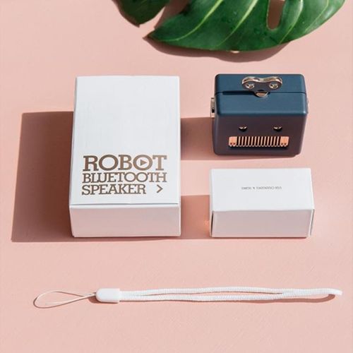 Youpin Cute Cartoon Robot Bluetooth Speaker Portable Subwoofer Wireless Mini Speaker Creative For Outdoor Home Party New