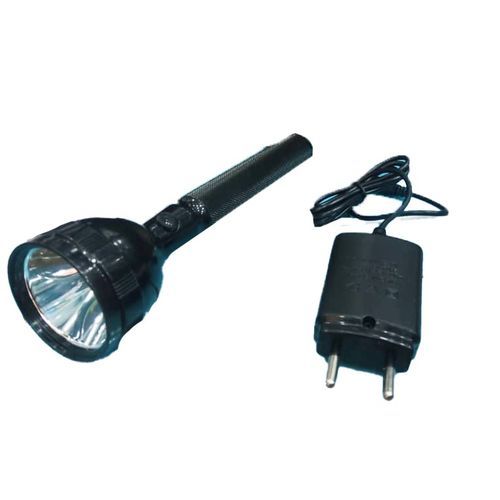 Rechargeable Lighting Torch With Natural Flashlight-Black