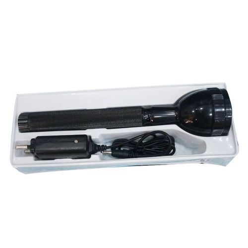 Rechargeable Lighting Torch With Natural Flashlight-Black