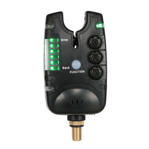 Lixada 6 LEDs Fishing Alarm Water Resistant Adjustable Tone