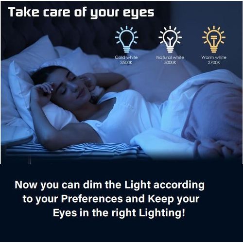 Solar Light With 2 Color Dimming Function - Has White And Warm Light, -Black