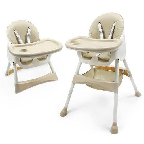 Adjustable Baby Feeding High Chair-Cream