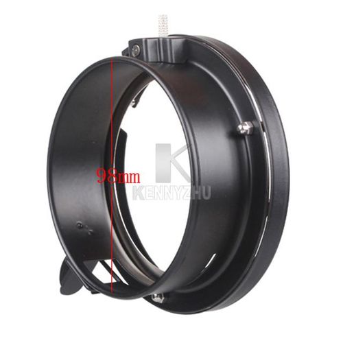 Godox 9.8cm Universal Flash Mount To Bowens Mount Ring Adapter For Softbox Beauty Dish Strobe K150a K180a 250di 300di 250sdi