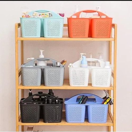 Plastic storage organiser best kitchen,shower organisation-Grey