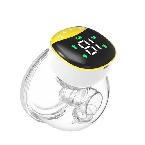 Wearable Electric Breast Pump, 4 Modes12 Levels Adjustable with Breastmilk Storage Bag Hands-Free Breast Pump, LED Touch Display Portable Breast PumpB