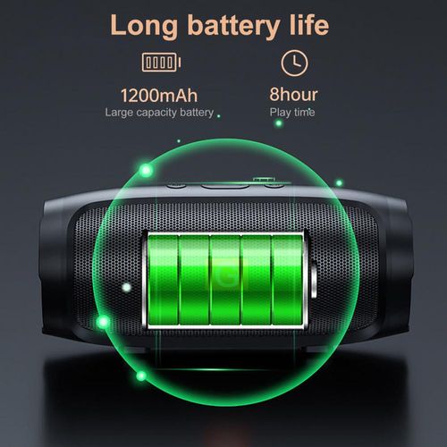 Bluetooth Car Speaker Column Stereo Sound Hifi Heavy Bass Wireless Soundbar Subwoof Loudspeaker Fm Radio Music Subwoofer Boombox