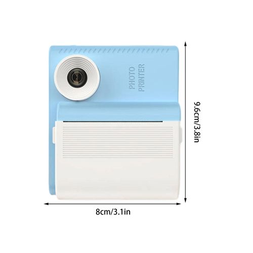 Instant Print Camera For Kids Birthday Baby Shower Blue