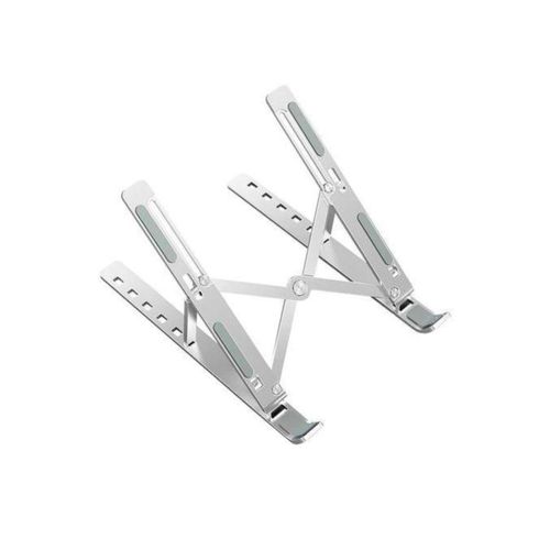 Aluminium Foldable Laptop Stand - Silver