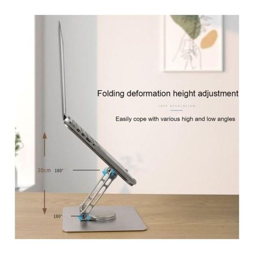 Laptop  And Tablet Stand with 360 Rotating Base For 5-inch, 7-inch, 9-inch, 10-inch, and 13-inch  and 14 inch Laptops And Tablets