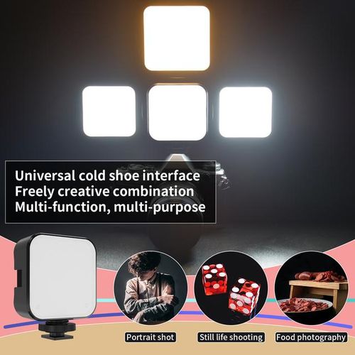St48n Mini Portable Photography Fill Light Cri95 6000k Led Panel Lamp Video Lighting For Youtube Tik Tok