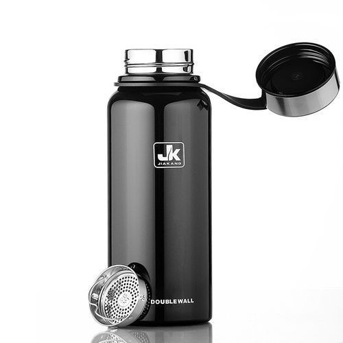 JK Vacuum Bottle Flask 1.5Litres - Black & Green