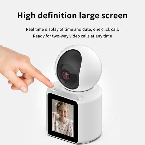 1080P Wireless Security Camera WiFi Camera Pan/Tilt Camera with 2.8in IPS Screen-uk My