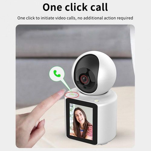 1080P Wireless Security Camera WiFi Camera Pan/Tilt Camera with 2.8in IPS Screen-uk My