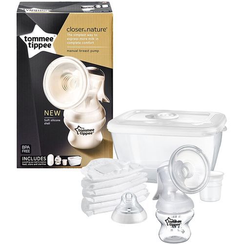 tommee tippee Manual Breast Pump (White)