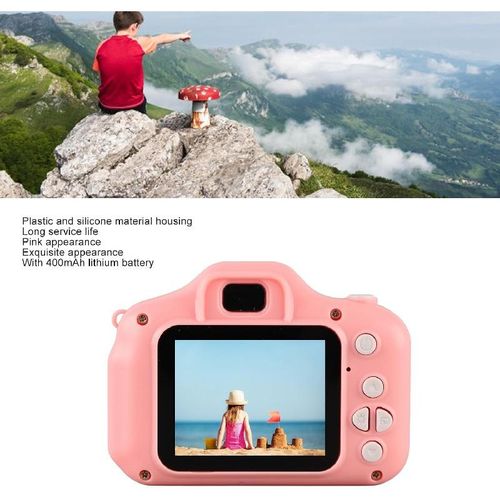 8MP Kids Digital Camera with Material, Cute Design, USB Charging, High Definition Images, Convenient to Carry for Home