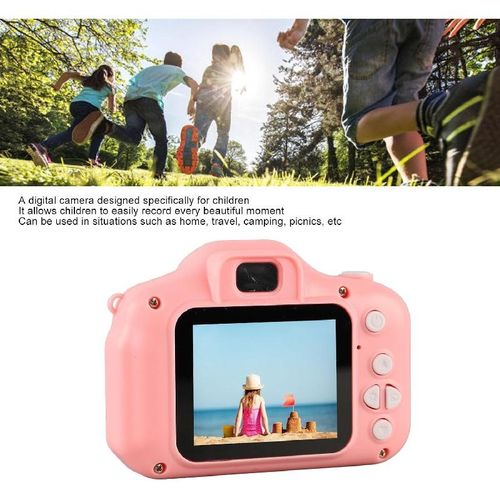 8MP Kids Digital Camera with Material, Cute Design, USB Charging, High Definition Images, Convenient to Carry for Home