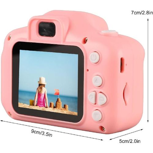 8MP Kids Digital Camera with Material, Cute Design, USB Charging, High Definition Images, Convenient to Carry for Home