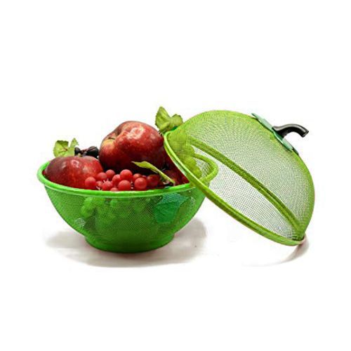 Netted Fruit Basket With Cover